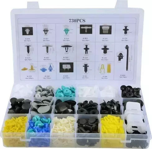 Car Plastic Clips 730pcs