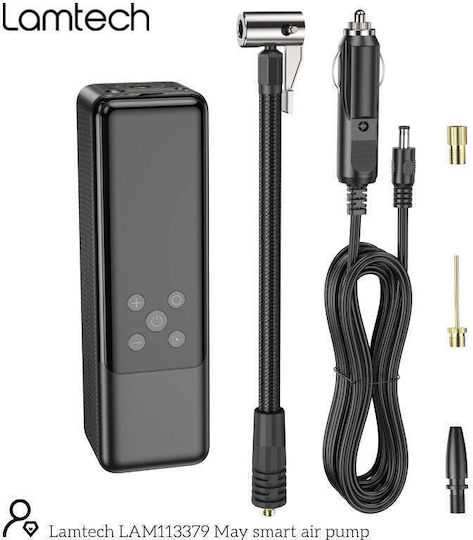 Lamtech Car Tire Pump with Cable 12V
