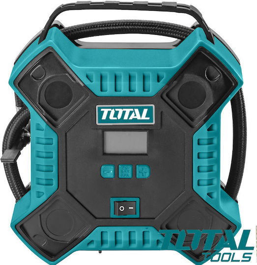 Total Τρόμπα Αυτοκινήτου 140PSI με Καλώδιο Αναπτήρα 12V