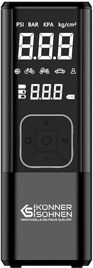 Könner & Söhnen Τρόμπα Αυτοκινήτου KS P20 150PSI με Καλώδιο Αναπτήρα 12V