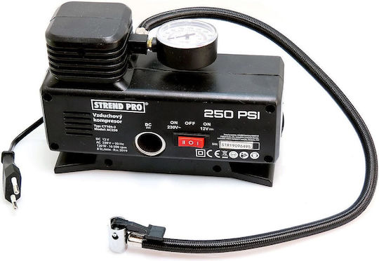 Strend Pro Tire Pumpe 250PSI mit Kabel 12V