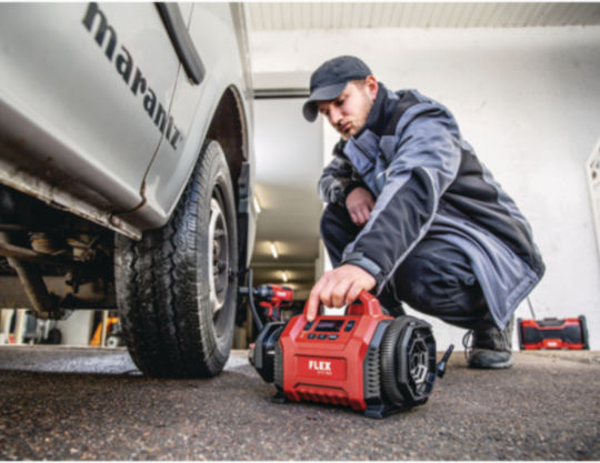 Flex Τρόμπα Αυτοκινήτου CL 11 Solo 160PSI Επαναφορτιζόμενη χωρίς Μπαταρία 12V