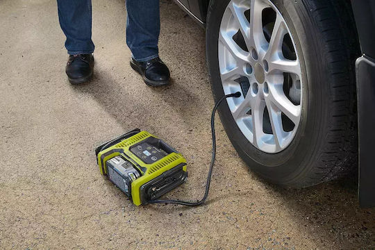 Ryobi R18MI-0 Autoreifenpumpe Wiederaufladbar ohne Batterie 18V