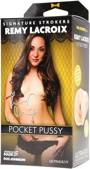 Doc Johnson Signature Strokers Ultraskyn Pocket Pussy Masturbator Vagina