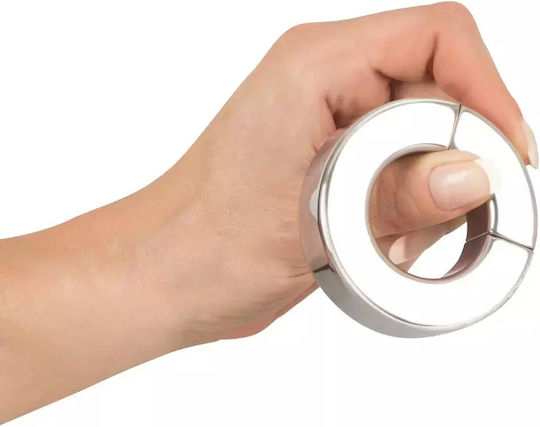 Fetish Collection Magnetic Ball Stretcher Ring Schwanz Silber