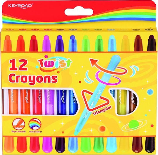Keyroad Farbstift-Set 12Stück Packung von 1 Verpackungen