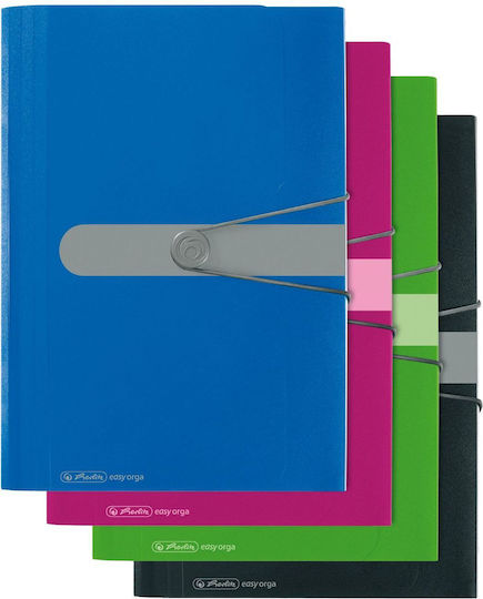 Herlitz Dosar cu Urechi pentru Hârtie A4 Negruς 12buc