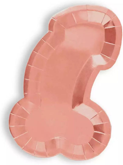 Set de 8 farfurii de petrecere din hârtie în formă de penis