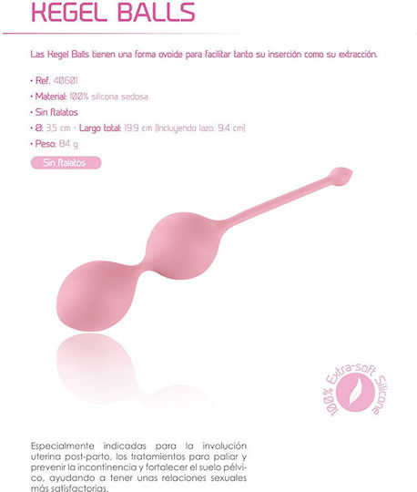 Femintimate Kegel Balls Bile vaginale Pink