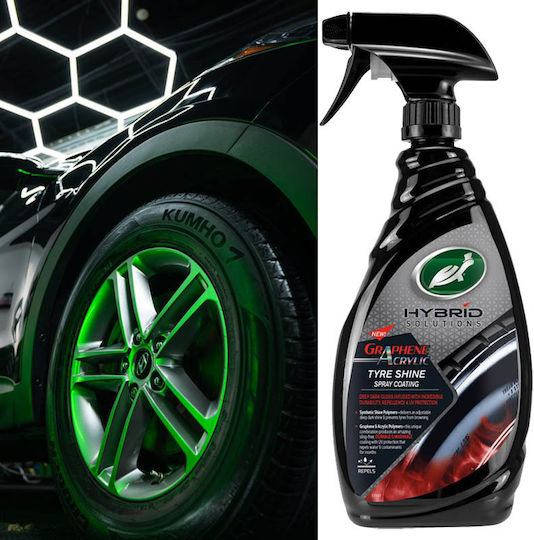 Turtle Wax Hybrid Solutions Tyre Shine Spray for Tires Car 680ml