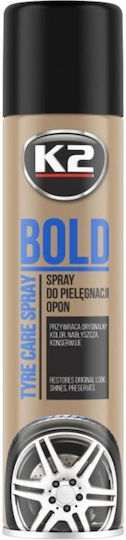 K2 Bold Σπρέι Γυαλίσματος για Ελαστικά Αυτοκινήτου 600ml