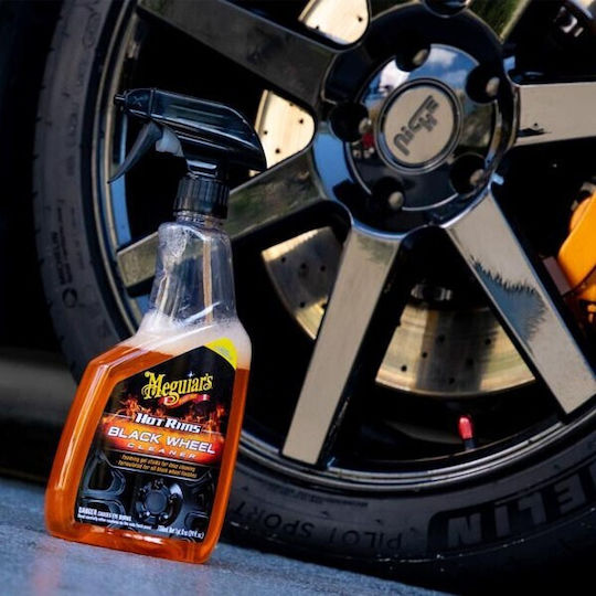 Meguiar's Hot Rims Black Wheel Cleaner Спрей Почистване за Дискове и Гуми на Автомобил 710мл