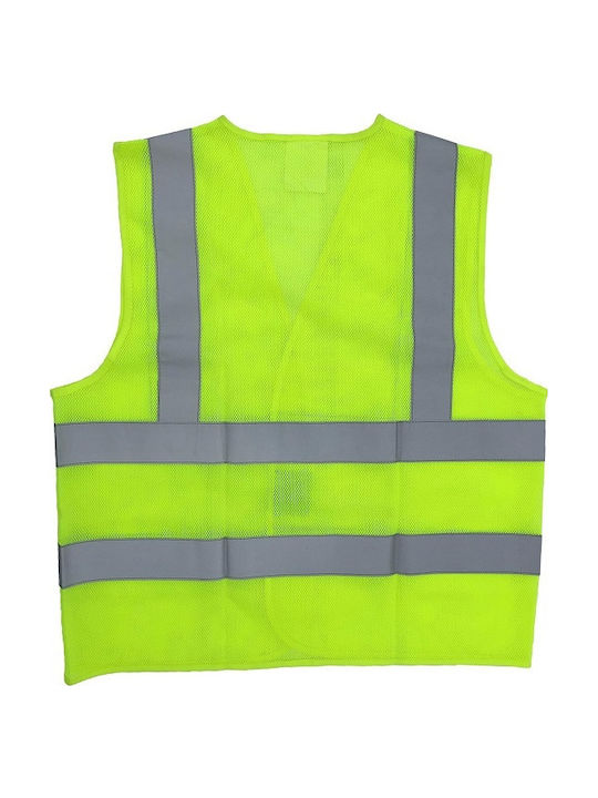 Work Vest with Reflective Strips Yellow