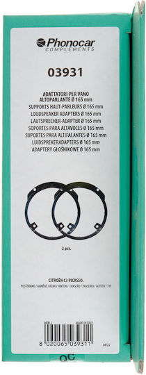Phonocar Speaker Ring Car Back Citroen C3 Picasso 165mm 2pcs