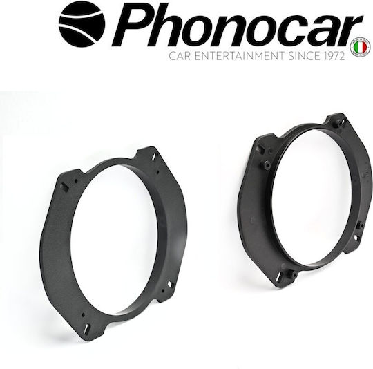 Phonocar Speaker Ring Car Back Alfa Romeo GTV / Spider Fiat Multipla Lancia Ypsilon Peugeot 306 2pcs