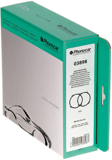 Phonocar Βάσεις Ηχείων Διάμετρο 165 Mm Ζεύγος Μπροστινές για 2τμχ