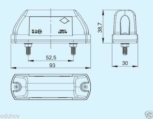 M-Tech Φως Όγκου Φορτηγού 12-24V - Πολύχρωμο WMLHOR703