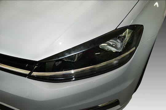 Motordrome Front Headlight Eyebrows for Volkswagen Golf VII 2012-2018