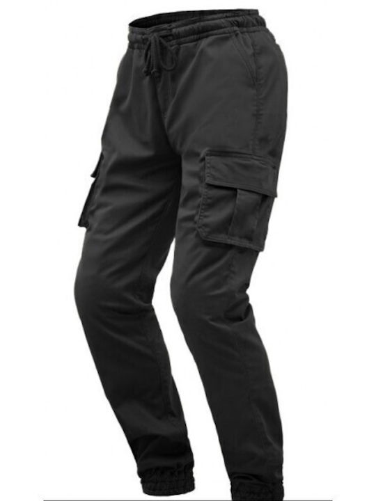 Tucano Urbano Men's 4 Season Cotton Motorcycle Pants Black