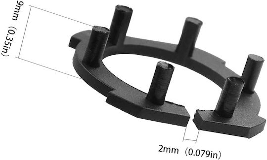 Car Bulb Holders LED H7 for Mazda 3 2pcs