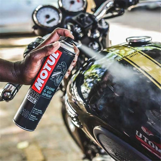 Motul MC Care Shine & Go E10 Силиконов спрей за мотоциклет 400мл