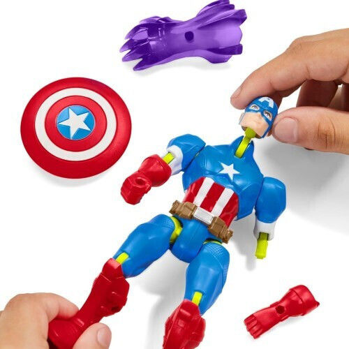 Action Figure Captain America Marvel Avengers Captain America 12cm.