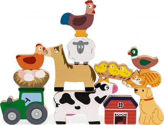 Viga Toys Stack Puzzle Farm Animals Lumarko 13965432 6971608447068