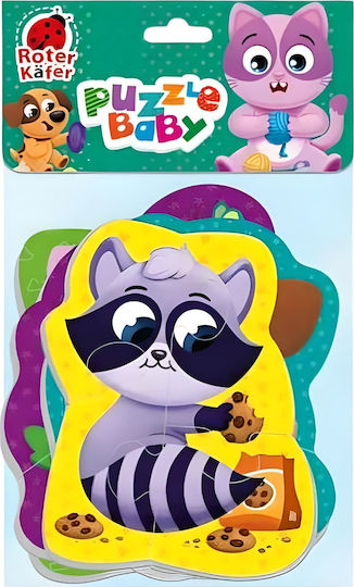 Puzzle din spumă pentru bebeluși Roter Kafer Animale de companie Rk6010-05
