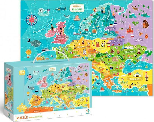 Puzzle Dodo 100 Harta Europei