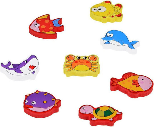 Jokomisiada Holz-Fisch-Montagepuzzle Unterwasserwelt 8 Teile Za5254