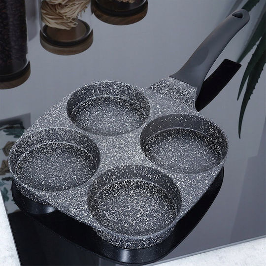 Vilde Black Line Pfanne für Pfannkuchen aus Aluminium mit Innenbeschichtung aus Stein