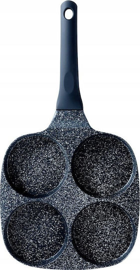 Vilde Black Line Pfanne für Pfannkuchen aus Aluminium mit Innenbeschichtung aus Stein