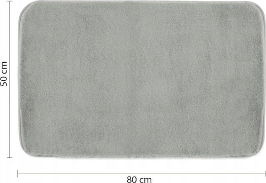 Badematte Rechteckig Grey 50x80cm