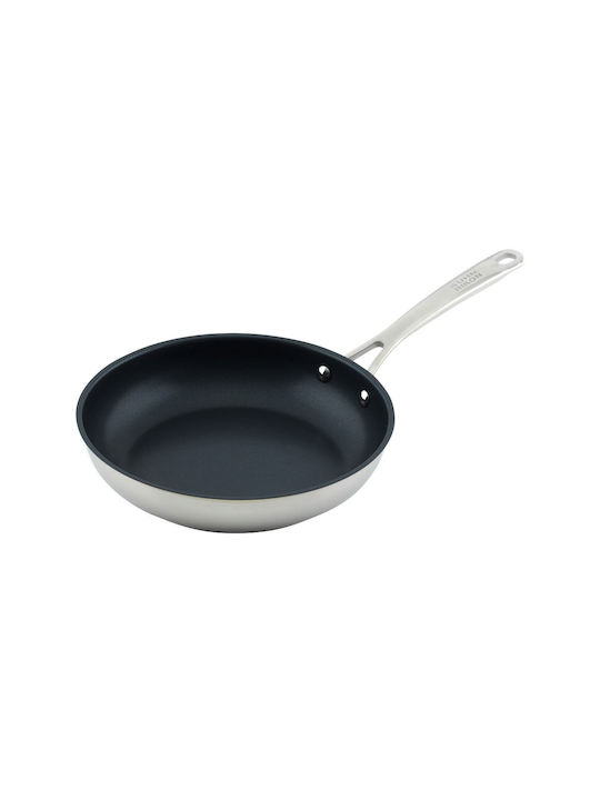 Kuhn Rikon Allround Pfanne aus Rostfreiem Stahl mit Antihaftbeschichtung 28cm