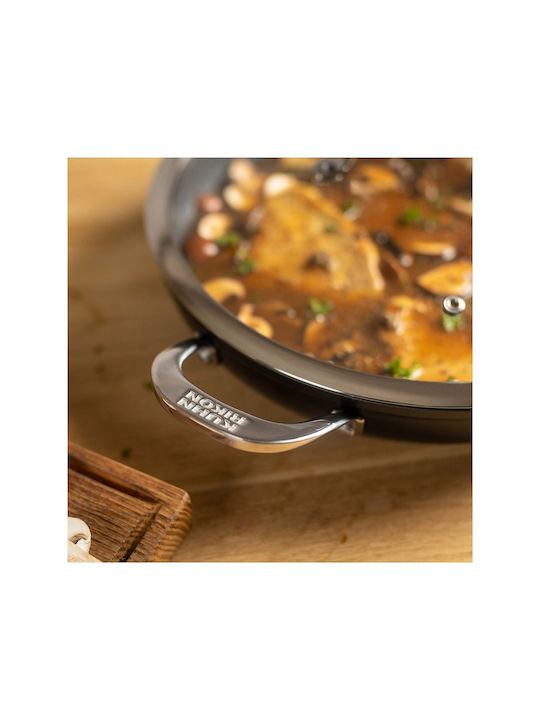 Kuhn Rikon Easy Pro Tigaie Sauté Din Aluminiu Cu Capac Cu Acoperire Antiaderentă 28cm