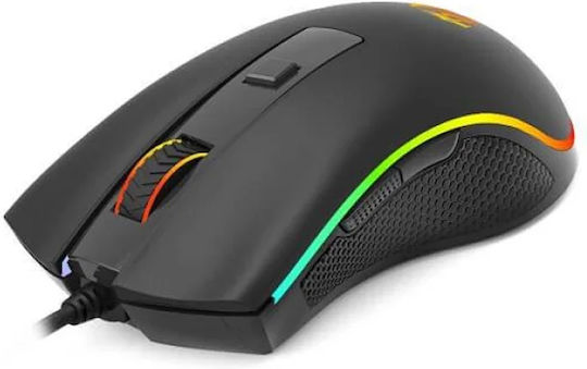 Redragon M611 RGB Gaming Ποντίκι 12800 DPI Μαύρο