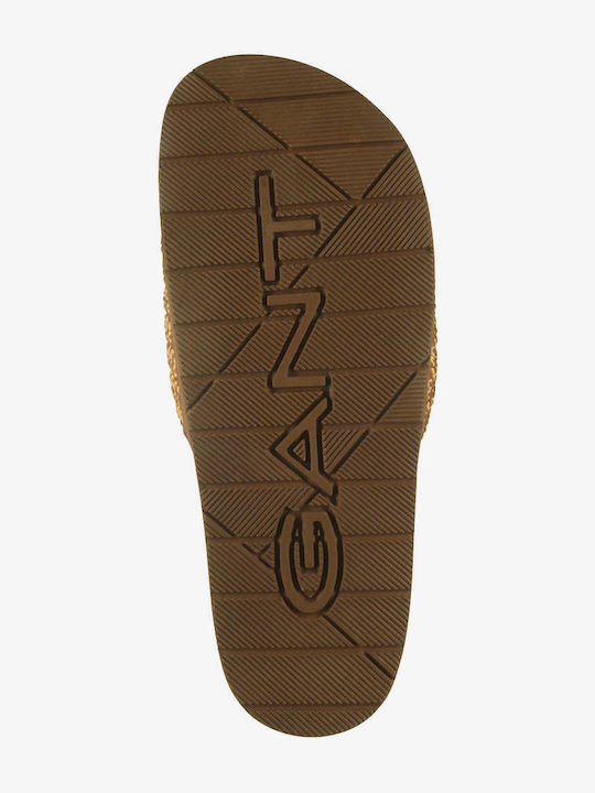 Mardale Women's Flat Sandals in Tabac Brown Color
