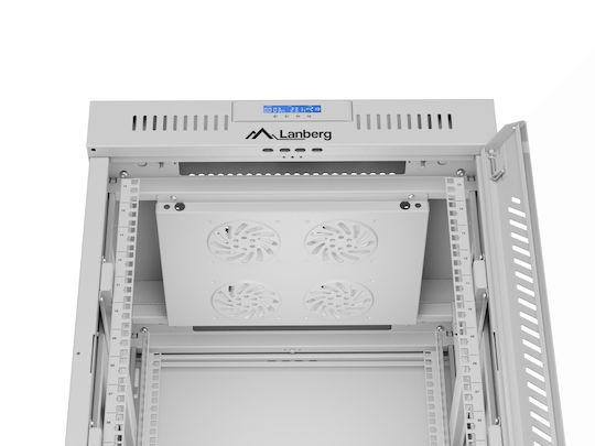 Lanberg Cu picioare Cabină Rack 15U Gri FF01-6615-12SL
