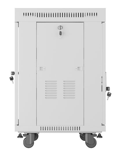 Lanberg Cu picioare Cabină Rack 15U Gri FF01-6615-12SL