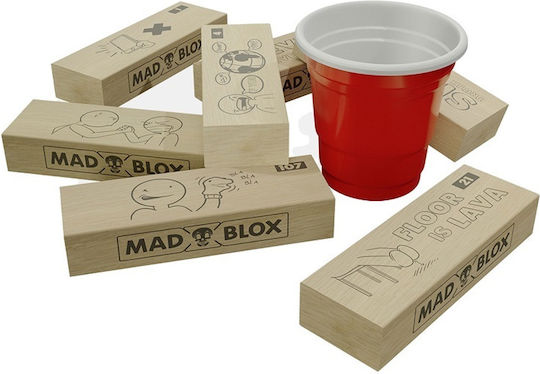 Mad Party Games Madblox Παιχνίδι Ποτού από Ξύλο MAD701849