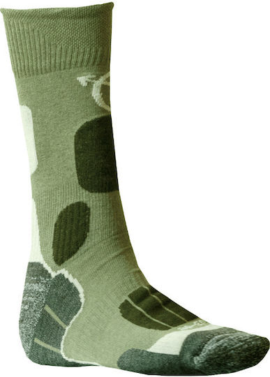 Toxotis Active Wear Long Hunting Socks in Green color