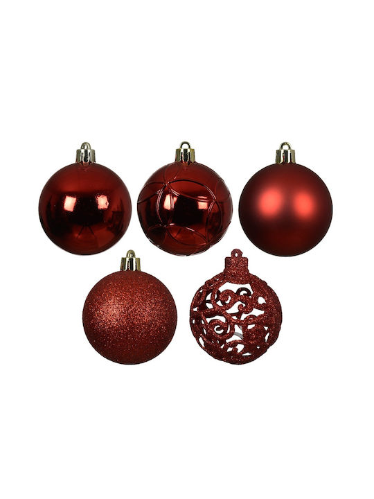 Set of 35 Red Balls 6cm Set of 35 Red Balls 6cm