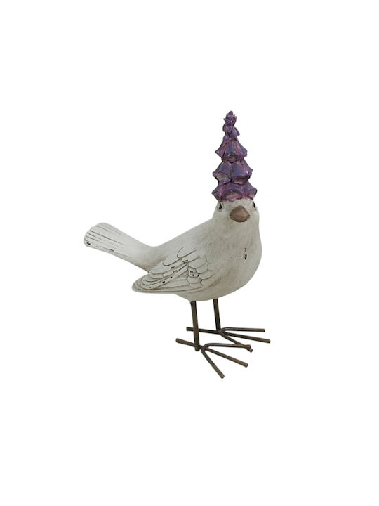 Dekorativ Vogel aus Polyresin 10cm 1Stück