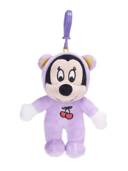 Πασχαλινή Λαμπάδα Μπρελόκ Minnie Mouse Μοβ Φόρμα Λούτρινο 15cm Disney
