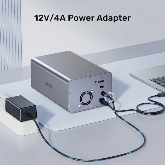 Carcasă pentru unități de stocare Unitek USB-C 2-bay Externă Sata Hdd Enclosure Raid S1308c