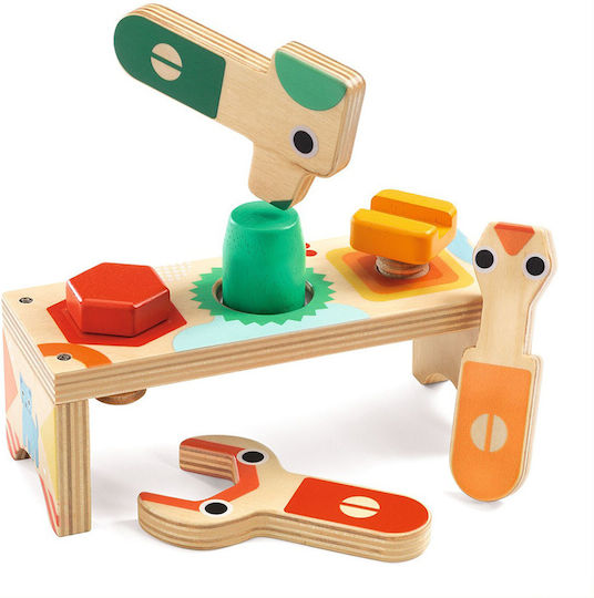 Djeco Hammer Toy Base Pegs made of Wood