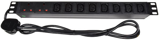 Adastra 10-gang 8xiec 2xuk Pdu 1.8m 776.497uk