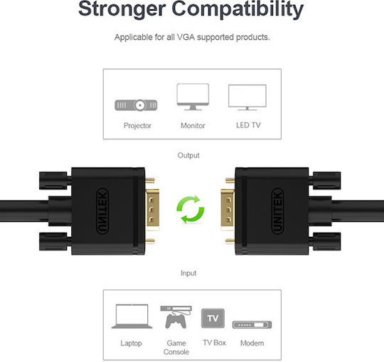 Unitek Y-c507g VGA Кабели 15.0м