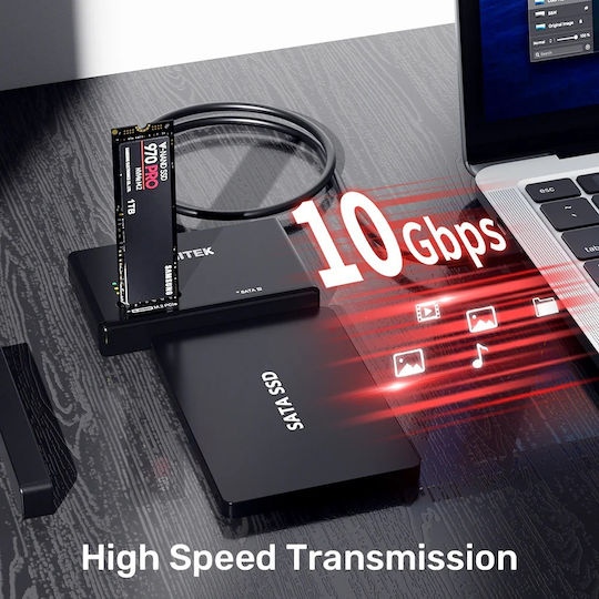 Unitek Usb-c To Sata/m2 Ssd Converter Enclosure S1232a