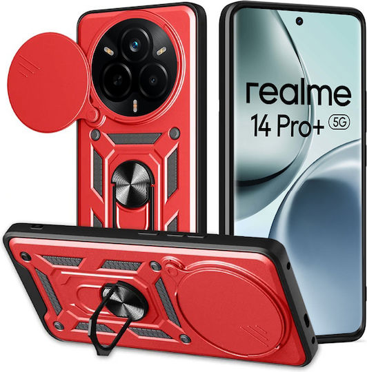 Θήκη Realme 14 Pro+ 5g Camshield Slide Κόκκινη
